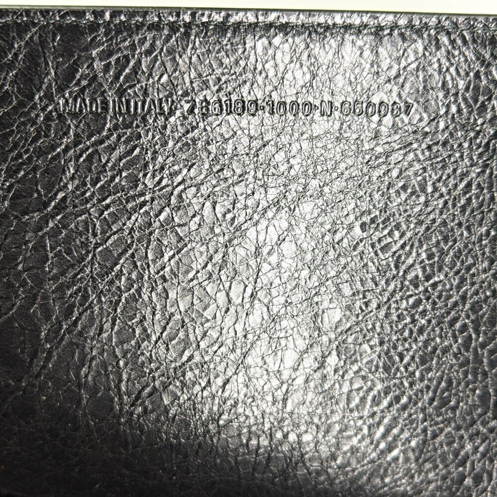 Balenciaga Women's Large Le Cagole Panier Black Raffia Tote Bag (MSRP $1,750) - Picture 9 of 13